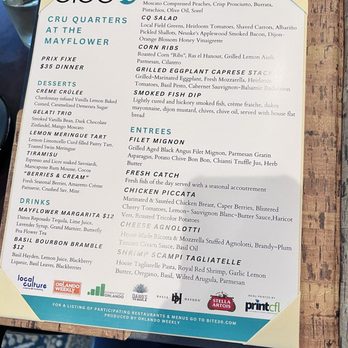 Cru Quarters At The Mayflower - Wine Bars Near Me - Winter Park, Florida
