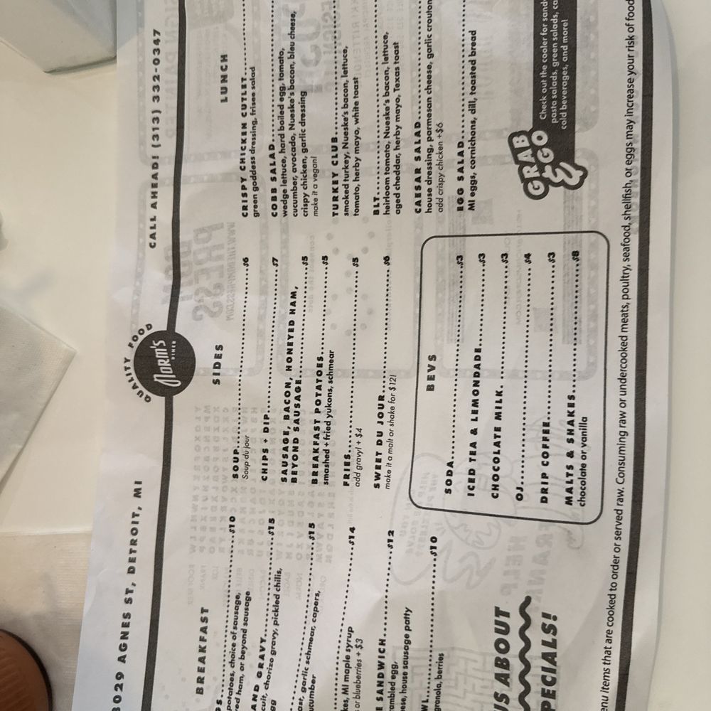 Menu Menu