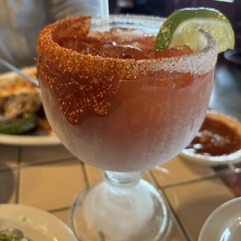 La Palapa - Paleta de La Palapa (watermelon, chamoy, tequila, oj, tabasco) - Tex-Mex Near Me - Austin, Texas