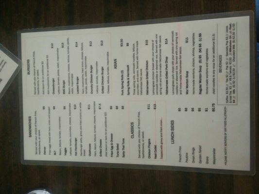 Menu photo 2 John's Breakfast & Lunch Calgary, AB