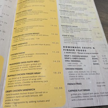 Eggsquisite Eats - Menu page three - Breakfast & Brunch Near Me - Grand Island, New York