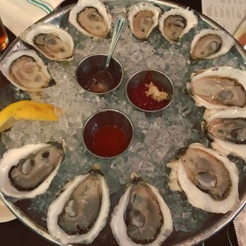Row 34 - Seaport - Oysters from the raw bar - New American Near Me - Boston, Massachusetts
