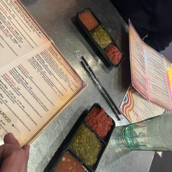Tacos Garcia Mexican Café - Salsa flights - Mexican Near Me - Amarillo, Texas Tacos Garcia Mexican Café - Salsa flights - Mexican Near Me - Amarillo, Texas