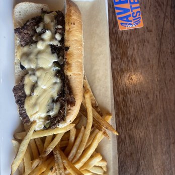 Dave & Buster's Ala Moana - Philly cheesesteak with fries. - Arcades Near Me - Honolulu, Hawaii Dave & Buster's Ala Moana - Philly cheesesteak with fries. - Arcades Near Me - Honolulu, Hawaii