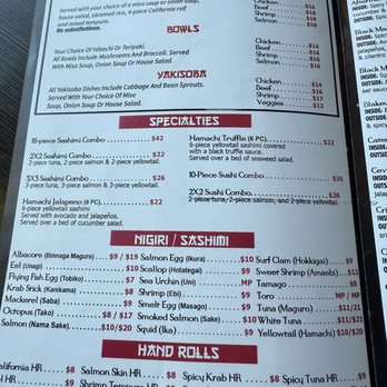 Junmai Sushi Bar & Grill - menu - Sushi Bars Near Me - Vista, California Junmai Sushi Bar & Grill - menu - Sushi Bars Near Me - Vista, California