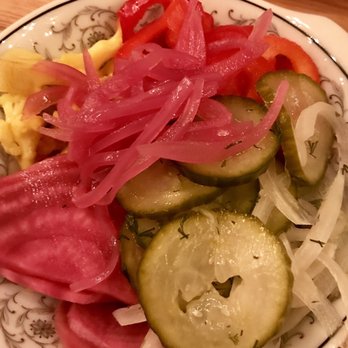 Bakery and Pickle - Housemaid pickle bowl - New American Near Me - Bloomington, Illinois Bakery and Pickle - Housemaid pickle bowl - New American Near Me - Bloomington, Illinois