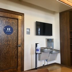 West End Library - Gender neutral bathroom & water dispenser