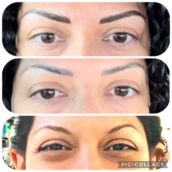Glowhouse Studio & Spa - Progress of eyebrows - Permanent Makeup Near Me - Sugar Land, Texas Glowhouse Studio & Spa - Progress of eyebrows - Permanent Makeup Near Me - Sugar Land, Texas