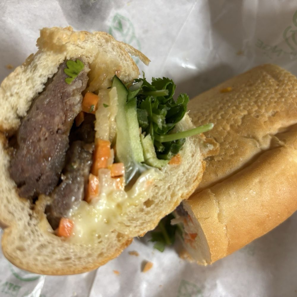Boba Binge - Cut equally so you can tell how big of the sandwich ( about six inches) - Coffee & Tea Near Me - Oakland, California