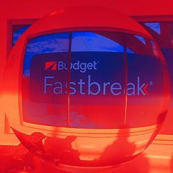 Budget Car Rental - SLOWWWWW BREAK,NO ONE AT THE COUNTER