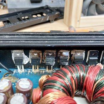 TechU-Rescue - Memphis audio car amplifier; blown power mosfets. - Electronics Repair Near Me - Ashland City, Tennessee TechU-Rescue - Memphis audio car amplifier; blown power mosfets. - Electronics Repair Near Me - Ashland City, Tennessee