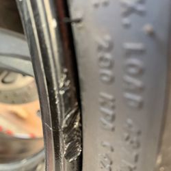 Road & Track Motorcycle Supply - Ruined $800 rim because the taillight fell out and was caught between my tire and frame. It's like this all the way around.
