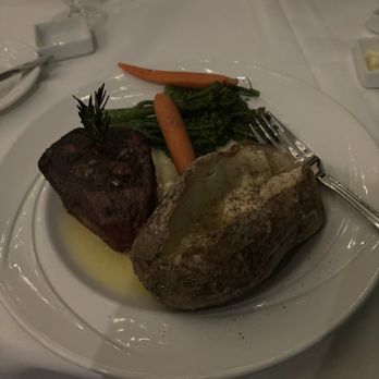Duke's Steakhouse - 10 oz Filet Mignon baked potato vegetable medley - Steakhouses Near Me - Sparks, Nevada Duke's Steakhouse - 10 oz Filet Mignon baked potato vegetable medley - Steakhouses Near Me - Sparks, Nevada