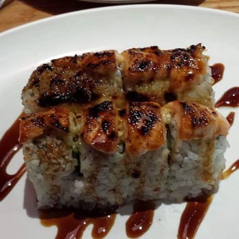 Miso Sushi - Baked Salmon Roll - Sushi Bars Near Me - Lancaster, California Miso Sushi - Baked Salmon Roll - Sushi Bars Near Me - Lancaster, California
