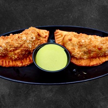 Don Taco - Mini Empanadas. GOOD. Fried perfectly. Although I would have preferred beef vice chicken filling. The sauce is what makes this dish pop! - Mexican Near Me - Alexandria, Virginia Don Taco - Mini Empanadas. GOOD. Fried perfectly. Although I would have preferred beef vice chicken filling. The sauce is what makes this dish pop! - Mexican Near Me - Alexandria, Virginia