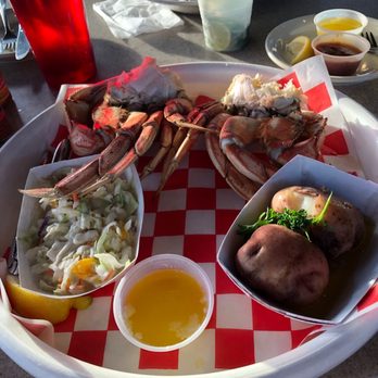 Shells Seafood - Dungeness crab, oh my! The cole slaw is yummy, too! - Seafood Near Me - St. Pete Beach, Florida Shells Seafood - Dungeness crab, oh my! The cole slaw is yummy, too! - Seafood Near Me - St. Pete Beach, Florida