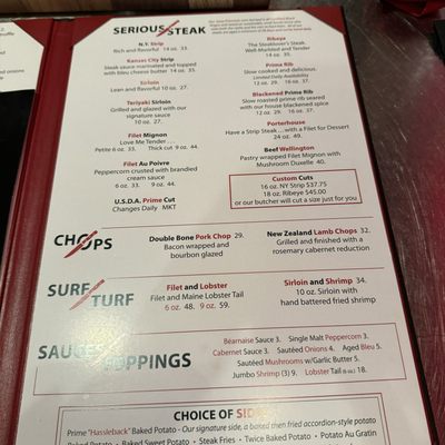 Menu photo 7 Prime Steakhouse - Venice Venice, FL Menu photo 7 Prime Steakhouse - Venice Venice, FL