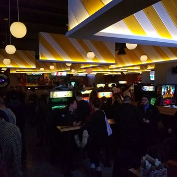 Roxy's Arcade - Pac-Man ceiling q - Arcades Near Me - Cambridge, Massachusetts