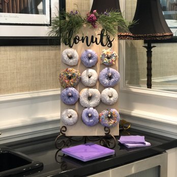 Zombee Donuts - Custom order for bridal shower. Thanks Zombee, these beautiful and delicious donuts were a huge hit! - Donuts Near Me - Fullerton, California