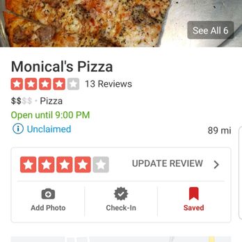 Monical's Pizza - My picture is on their page now! I'm so excited. - Pizza Near Me - Gilman, Illinois