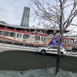 Victoria Park / Stampede Station - Saddletowne station has a stop in ctrain