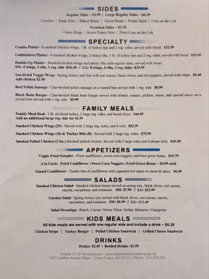 Menu photo 1 Gobble Stop Smokehouse Creve Coeur, MO Menu photo 1 Gobble Stop Smokehouse Creve Coeur, MO
