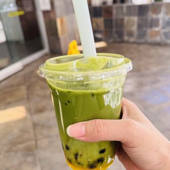 Ichigo Matcha - Iced Yuzu matcha with Boba - Ice Cream & Frozen Yogurt Near Me - Denver, Colorado