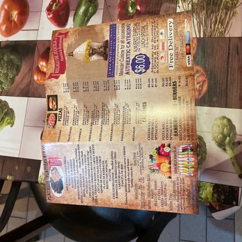 Regalo De Juquila - a menu and vegetables - Mexican Near Me - Brooklyn, New York