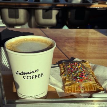 Antonian Coffee - Latte and poptart - Coffee & Tea Near Me - San Antonio, Texas
