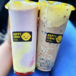 Strawberry shortcake, Oreo milk tea