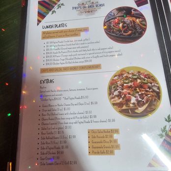 Picos - Menu - Mexican Near Me - Panama City beach, Florida