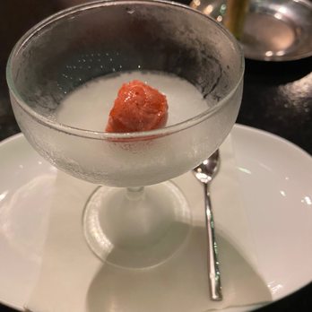 Allora - Palate cleanser sorbet - Wine Bars Near Me - Sacramento, California