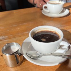 Pancakes On The Rocks - Darling Harbour - Long black coffee