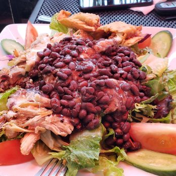 Mambos Cafe - Mambos Caribean Salad with pork - Latin American Near Me - Glendale, California