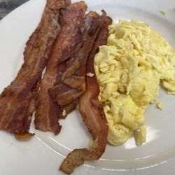 OB's Cafe - Scrambled Eggs and Bacon