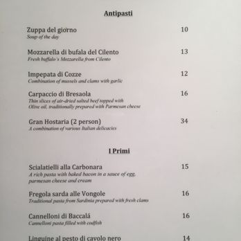 Hostaria - Antipasti and 1 Primi The best in amsterdam - Italian Near Me - Amsterdam, New Hampshire