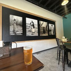 Highlander Beer - Salmon - Taproom seating and mural