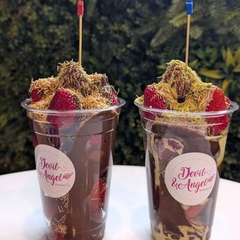 Devil & Angel Desserts - Dubai Chocolate Strawberry Cup - Desserts Near Me - Daly City, California Devil & Angel Desserts - Dubai Chocolate Strawberry Cup - Desserts Near Me - Daly City, California
