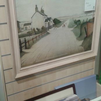 Oxfam - Offered painting. Looks like a house in Ireland. - Used, Vintage & Consignment Near Me - Dusseldorf, NW Oxfam - Offered painting. Looks like a house in Ireland. - Used, Vintage & Consignment Near Me - Dusseldorf, NW