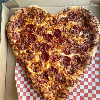 Pizza My Way - Heart shaped pepperoni pizza - Pizza Near Me - Pleasant Hill, California