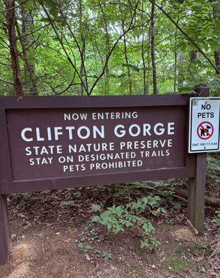 Clifton Gorge State Nature Preserve by null