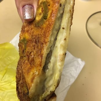 Krazy Eddy's - Sausage, egg and cheese jalapeño croissant / yummy!! Just look at that cheese - Donuts Near Me - Laguna Hills, California Krazy Eddy's - Sausage, egg and cheese jalapeño croissant / yummy!! Just look at that cheese - Donuts Near Me - Laguna Hills, California