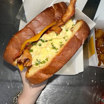 Egg Tuck - BACON & CHEESE - Breakfast & Brunch Near Me - Los Angeles, California Egg Tuck - BACON & CHEESE - Breakfast & Brunch Near Me - Los Angeles, California