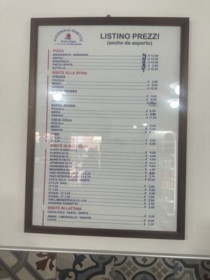Menu photo 2 Pizzeria del Ghetto Civitavecchia, RM