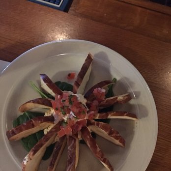 Mader's - Cheese and beer dip with pretzel - German Near Me - Milwaukee, Wisconsin