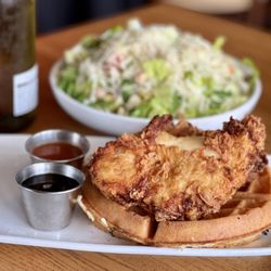 Burt & Max's - Chicken & Waffles and Chopped Salad