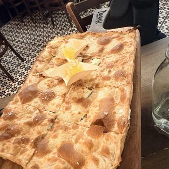 Davanti Enoteca - Focaccia Di Recco-THE PLATE THAT DRAWS US IN HERE - Italian Near Me - San Diego, California