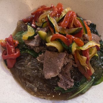 The Jin - Bulgogi Beef Japchae Stir Fried Glass Noodles - Korean Near Me - New York, New York The Jin - Bulgogi Beef Japchae Stir Fried Glass Noodles - Korean Near Me - New York, New York