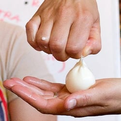 Making baby mozzarella