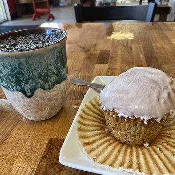 Coastal Coffee Roasters - Nicaraguan black and a home baked lemon poppy. Life is good! - Coffee & Tea Near Me - Summerville, South Carolina